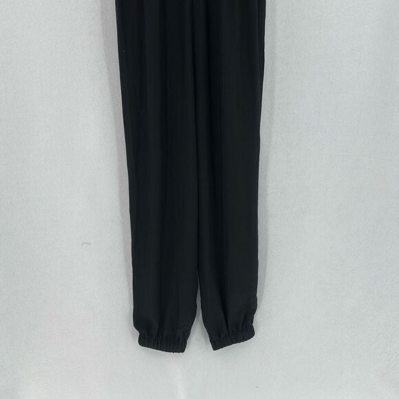 Everlane Black Elastic Sleeveless Cropped Romper The Party of One Jumpsuit XS - Picture 7 of 9